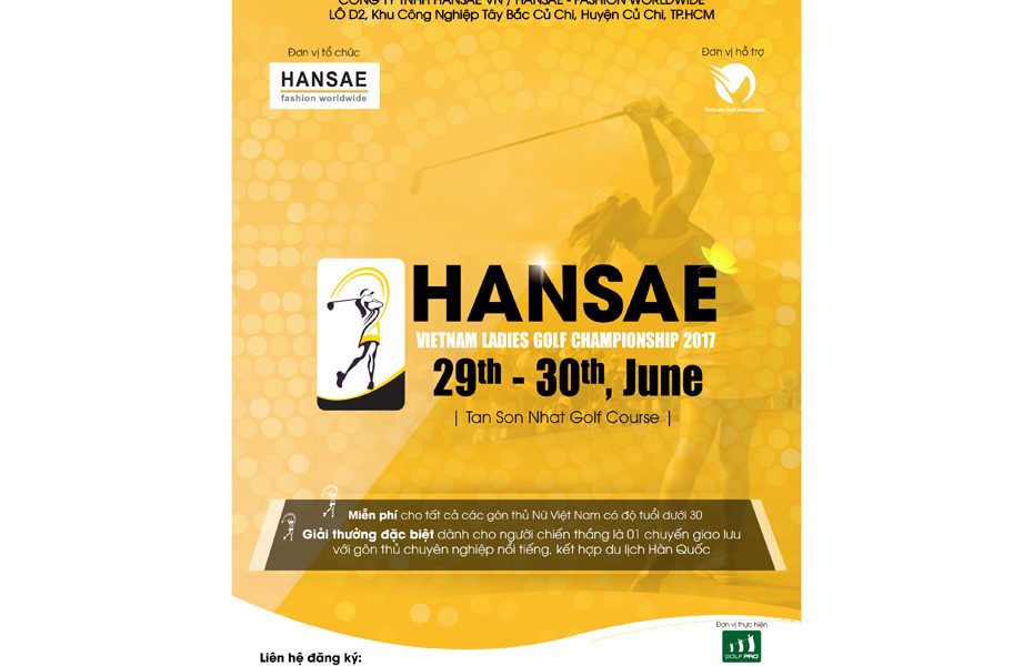 Poster Hansae golf today
