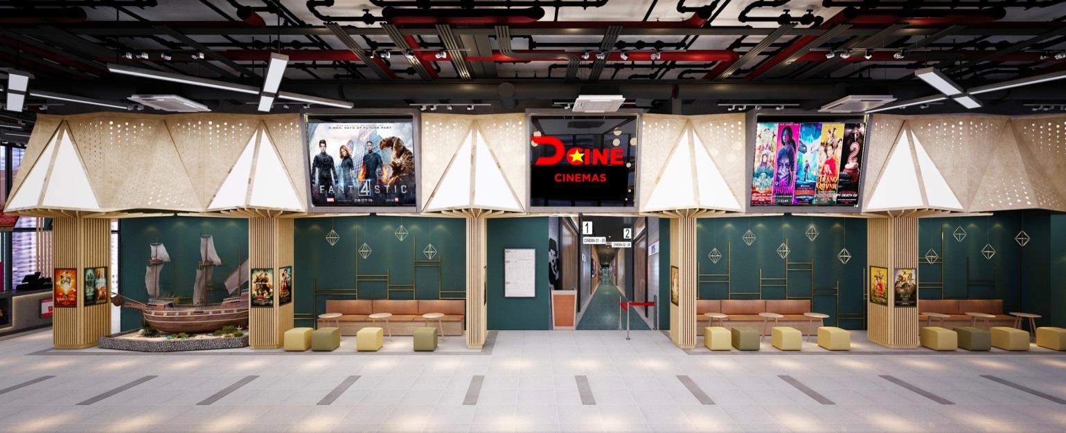 Rạp chiếu phim DCINE Cinemas khai trương cụm rạp đầu tiên