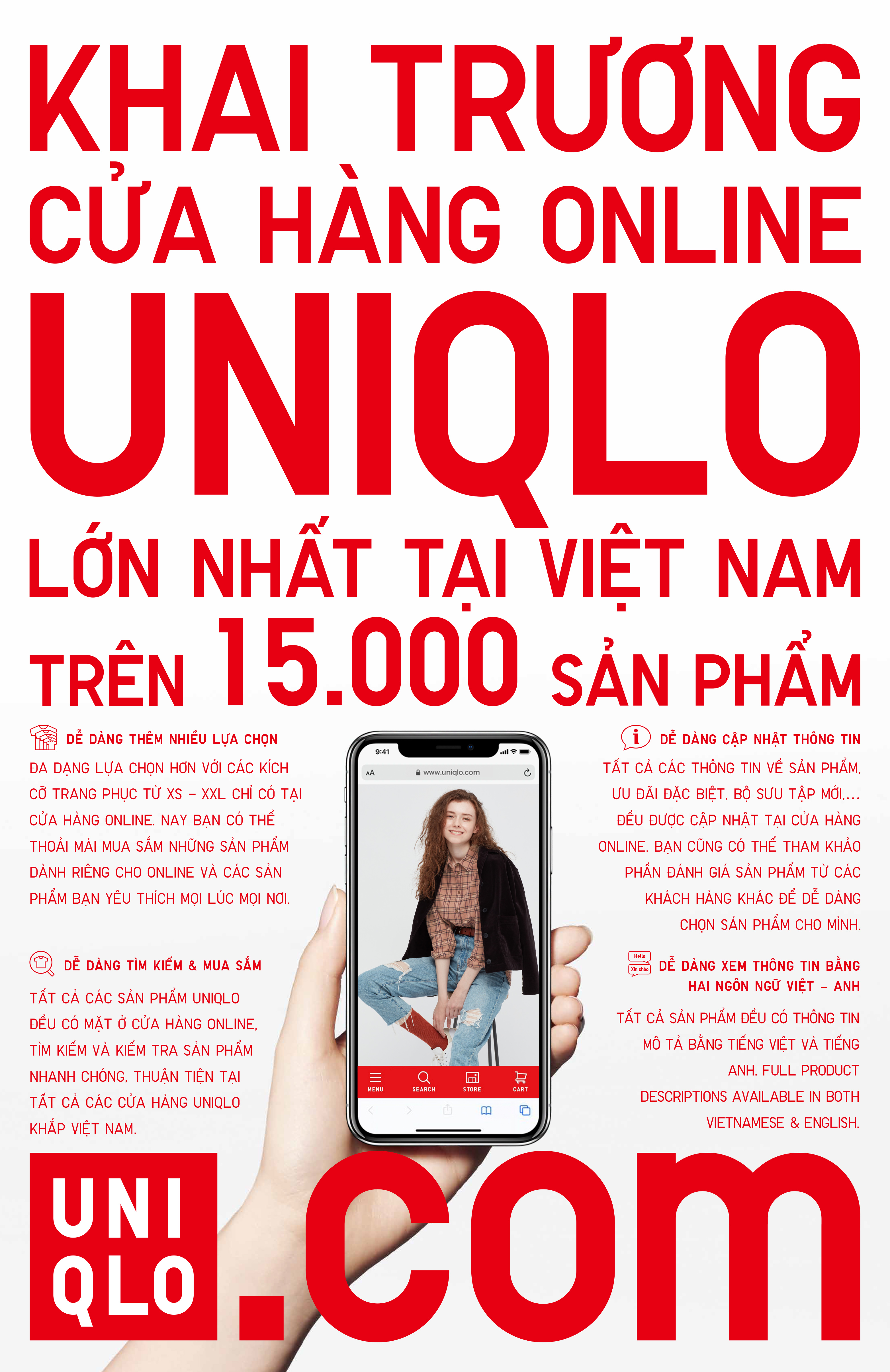 Cửa hàng Uniqlo đầu tiên tại Việt Nam trước ngày khai trương  Tiêu dùng
